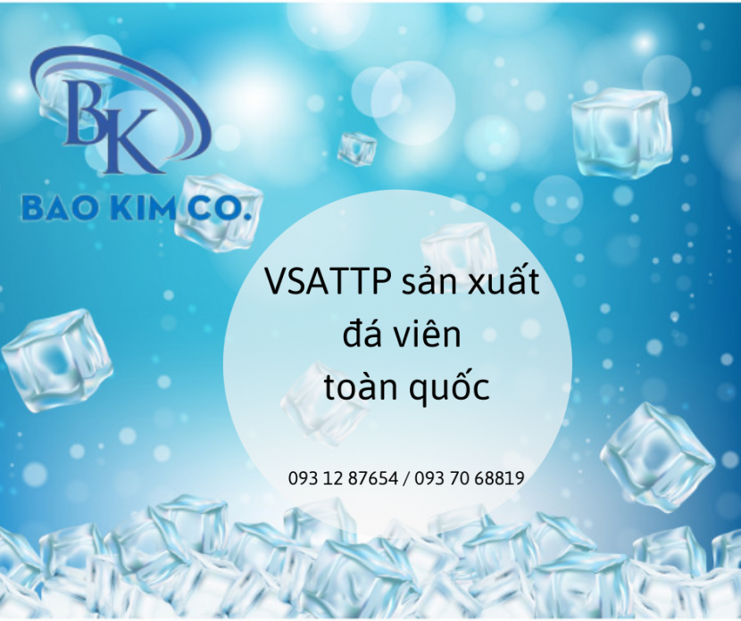 Cơ sở đăng ký VSATTP sản xuất đá viên tinh khiết như thế nào?