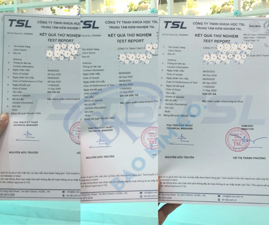Kiểm nghiệm và công bố chất lượng thịt gà đông lạnh nhập khẩu trong bao lâu